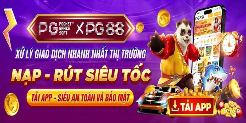 hệ thống nạp rút tiền tại PG88 siêu tốc